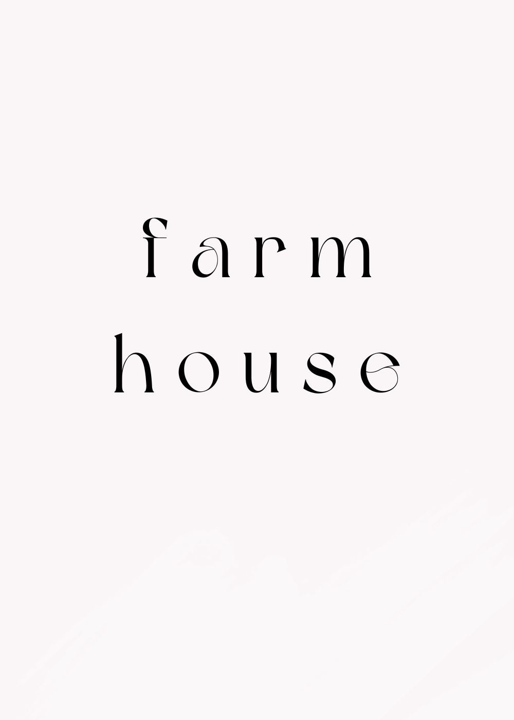 FARMHOUSE COLLECTION