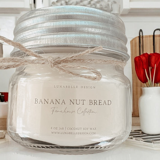 Banana Nut Bread, 4 oz. mason jar