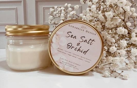 Sea Salt & Orchid, 4 oz. jar